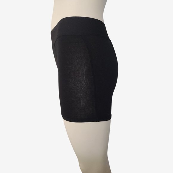 Period. Black Organic Cotton Heavy Flow Sleep Shorts Size XS - Picture 6 of 9